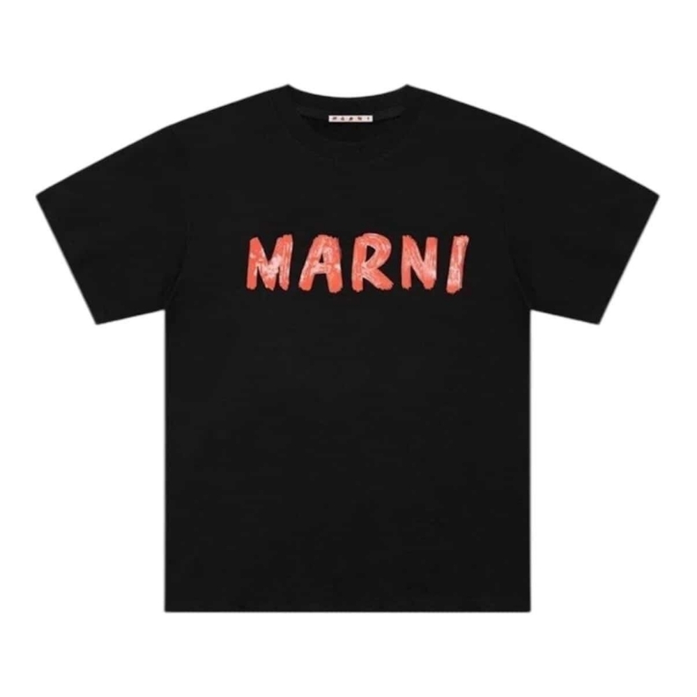 Marni ($625) Black Cotton Jersey T-Shirt